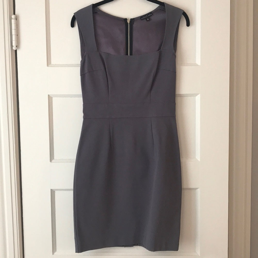 Fitted Maria Bianca Nero dress with square neck